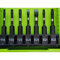 Taipan Impact Bit Set with Storage Case