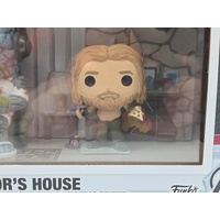 Funko Pop! Moments Deluxe 05 Avengers Endgame Thors House Miek Korg Thor Figures