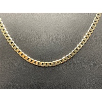 Unisex 9ct Yellow Gold Curb Link Necklace