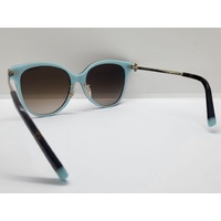 Tiffany & Co TF4193 Brown Gradient Havana On Tiffany Blue Ladies Sunglasses