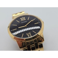 Guess Mens Stainless Steel Classic Oversized Gold Tone Watch U1073G2