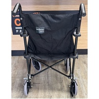 EquipMed Transit Chair Foldable Design Black