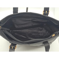 Evity Ladies Leather Black Shoulder Bag with Dust Bag