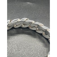 Mens 925 Sterling Silver Curb Link Bracelet (NEW)