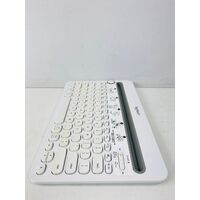 Logitech Bluetooth Multi-Device Keyboard K480 White for Windows Mac Computers