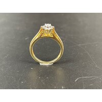 Ladies Solid 9ct Yellow Gold Ring Fine Jewellery 3.1 Grams Size P