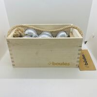 Planet Finska Premium Six Boules in Stylish Hardwood Carry Crate