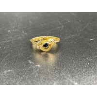 Ladies 18ct Yellow Gold Ring (Pre-Owned)