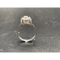 Ladies 18ct White Gold Diamond Ring (Pre-Owned)