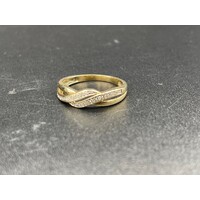 Ladies 9ct Yellow Gold Ring (Pre-Owned)