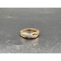 Ladies 9ct Yellow Gold Ring (Pre-Owned)