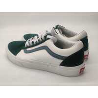 Vans Old Skool Varsity Canvas Blue/Green VN0A5JMIBLG Size 8 US Men (Pre-owned)