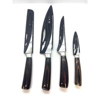 8 Piece Premium Style Ergonomic Handle Design Laser Engraved Knife Set