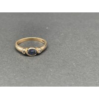 Ladies 9ct Yellow Gold Ring (Pre-Owned)