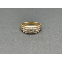 Ladies 18ct Yellow Gold Diamond Ring (Pre-Owned)