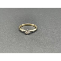 Ladies 9ct Yellow Gold Ring (Pre-Owned)