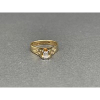 Ladies 18ct Yellow Gold Diamond Ring (Pre-Owned)