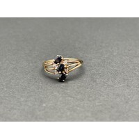 Ladies 9ct Yellow Gold Gemstone Ring (Pre-Owned)