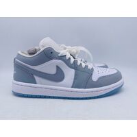 Nike Women's Air Jordan 1 Low Shoe White Wolf Grey DC0774-105 Size 5.5 US