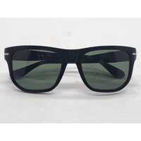 Persol PO3306S Square Black Green Sunglasses