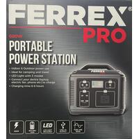 NEW Ferrex Pro 600W Portable Power Station Indoor and Outdoor Power Use