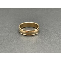 Unisex 9ct Yellow Gold Wedding Band Ring