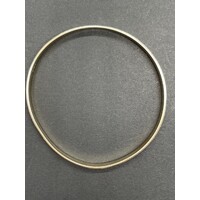 Ladies 9ct Two Tone Round Bangle