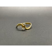 Ladies 18ct Yellow Gold Diamond Ring