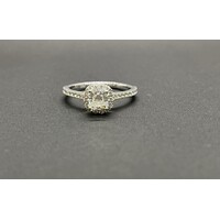 Ladies 18ct White Gold Diamond Engagement Ring