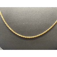 Ladies 18ct Yellow Gold Margarita Link Necklace