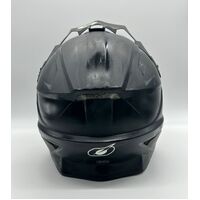 O'Neal Dirt Helmet Size 2XL Solid Black Robust Motorcross Helmet