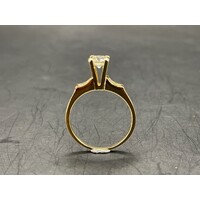 Ladies 18ct Yellow Gold Diamond Engagement Ring