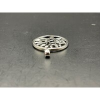 Ladies 9ct White Gold Tree Of Life Pendant