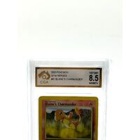 2000 Pokemon Gym Heroes #61 Blaine’s Charmander CGA 8.5 NM/MT+ Collectible Card
