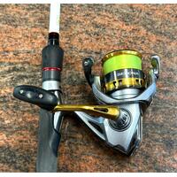 Atomic Arrowz Egi AAE-283ML 8’3” Multi Taper 2.5-4.0 2pc Rod Sedona C3000 Reel