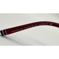 Tommy Hilfiger 54 18 140 TH Sun Rx 47 32263527 Unisex Cherry Red Sunglasses