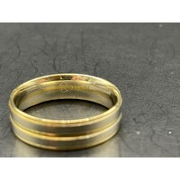 Mens 9ct Yellow Gold Wedding Band Ring