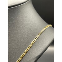 Unisex 9ct Yellow Gold Curb Link Necklace