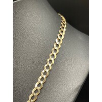 Men's 9ct Yellow Gold Curb Link Necklace