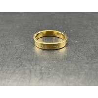 Unisex 18ct Yellow Gold Band Ring