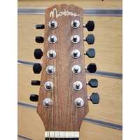 Martinez MNS-1512-SOP Natural Series 12 String Short Scale Semi Acoustic Guitar