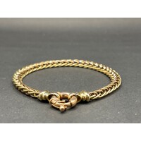 Ladies 9ct Yellow Gold Fancy Link Bracelet