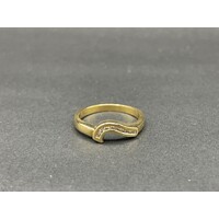 Ladies 18ct Yellow Gold Diamond Enhancer Ring