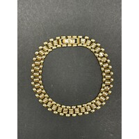 Ladies 18ct Yellow Gold Fancy Link Bracelet