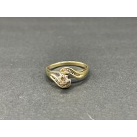 Ladies 18ct Yellow Gold Diamond Engagement Ring