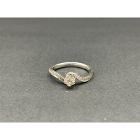 Ladies 18ct White Gold Diamond Ring