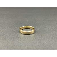 Ladies 10ct Yellow Gold Plain Band Ring