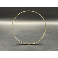 Ladies 9ct Yellow Gold Round Bangle