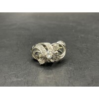 Ladies 18ct White Gold Diamond Ring