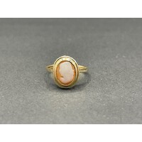 Ladies 9ct Yellow Gold Gemstone Ring